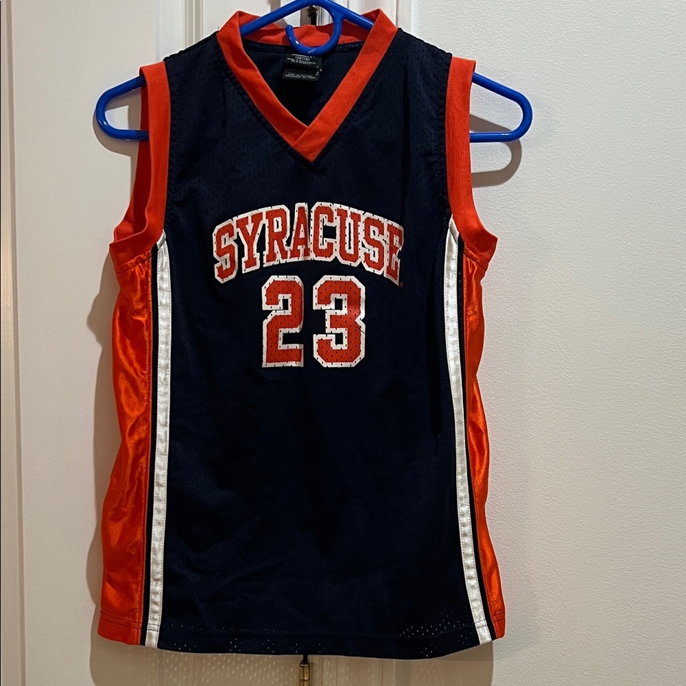 STARTER Syracuse Kids Jersey - Navy and Orange 12/14